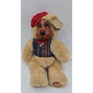 Vtg Applause Papa Bear By Robert Raikes Signed Fathers Day Golf Theme‎ W Tag 12"